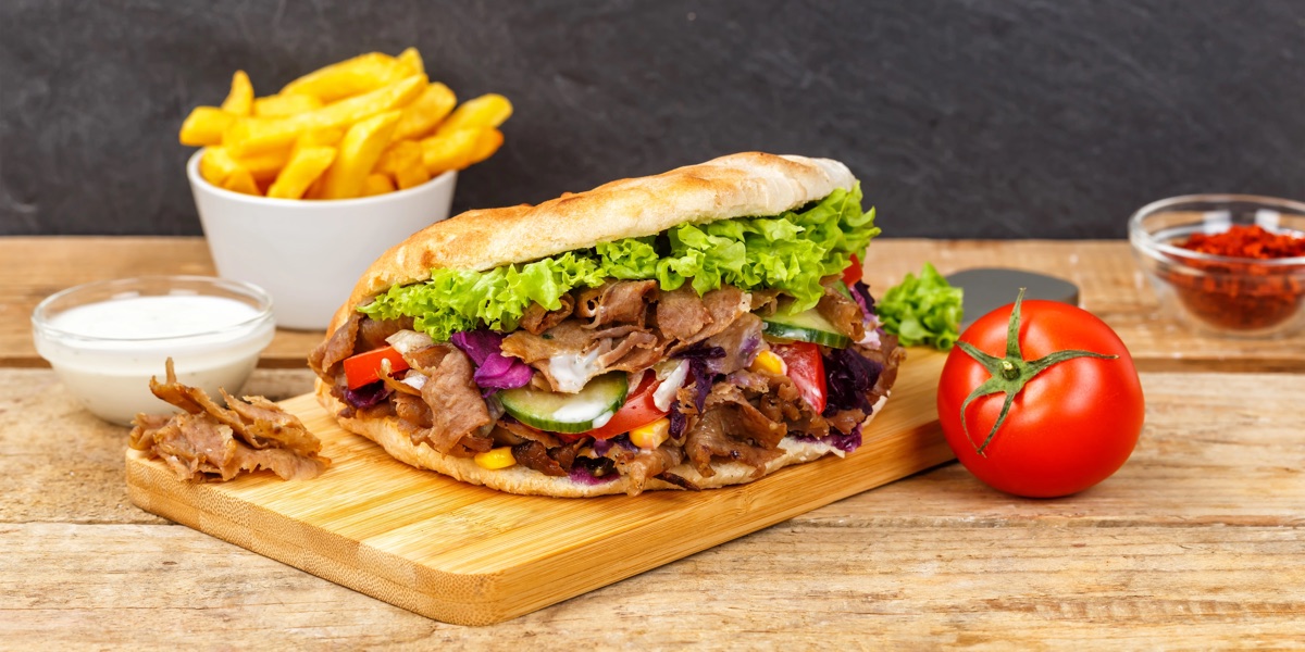 Steak Döner bei Chefin KebabHaus in Maxdorf